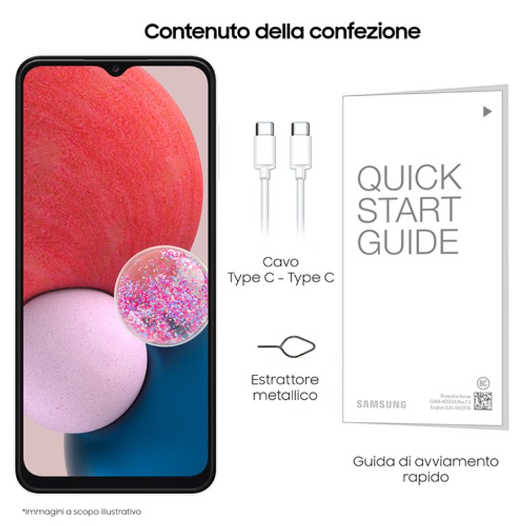 Samsung Galaxy A13 Display 6.6" FHD+ TFT LCD, Doppia SIM Android 12, RAM 3 GB, 32 GB, 5.000 mAh, White -SPEDIZIONE IMMEDIATA-_SAMSUNG_6_big-image