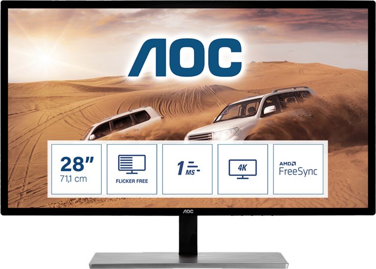 AOC 79 Series U2879VF Monitor PC 71,1 cm (28") 3840 x 2160 Pixel 4K Ultra HD LCD Nero, Argento_AOC_0_big-image