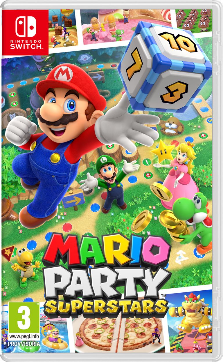 Nintendo Mario Party Superstars Standard Cinese semplificato, Cinese tradizionale, Tedesca, DUT, Inglese, ESP, Francese, ITA, Giapponese, Coreano, Russo Nintendo Switch_NINTENDO_0_big-image
