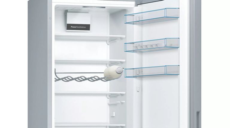Bosch Serie 4 KGV39VLEAS frigorifero con congelatore Libera installazione 343 L E Acciaio inossidabile_BOSCH_3_big-image