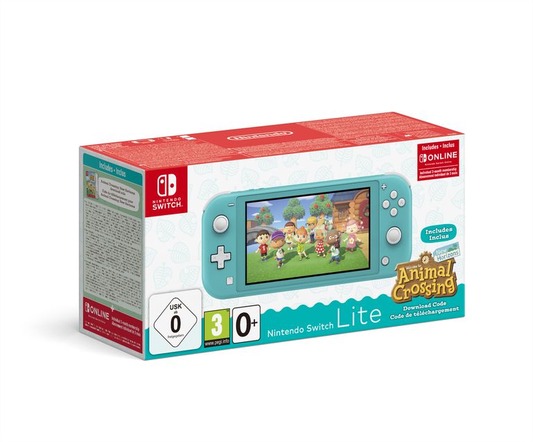 Nintendo Switch Lite (Turquoise) Animal Crossing: New Horizons Pack + NSO 3 months (Limited)_NINTENDO_0_big-image