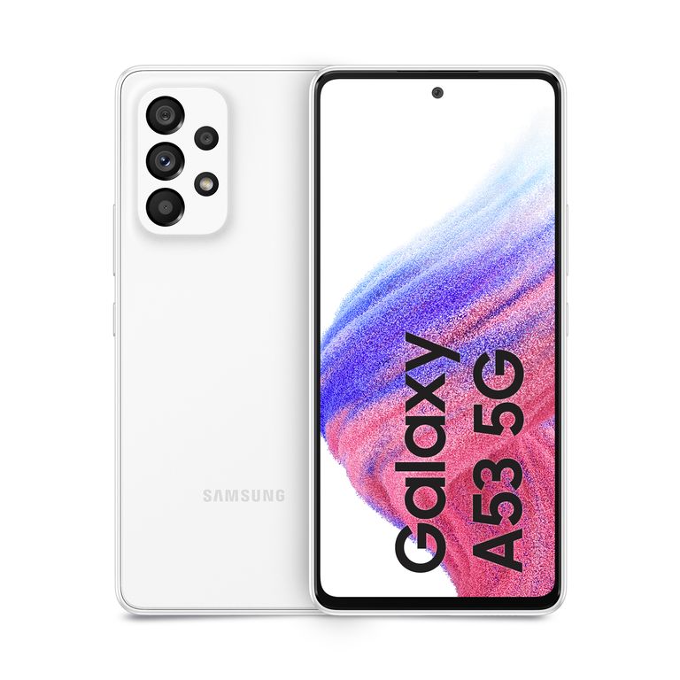 Samsung Galaxy A53 5G Display 6.5” FHD+ Super AMOLED Doppia SIM Android 12, RAM 6 GB, 128 GB, 5.000 mAh, Awesome White_SAMSUNG_0_big-image