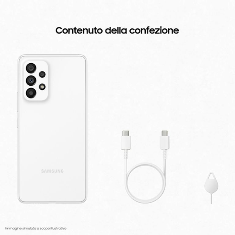 Samsung Galaxy A53 5G Display 6.5” FHD+ Super AMOLED Doppia SIM Android 12, RAM 6 GB, 128 GB, 5.000 mAh, Awesome White_SAMSUNG_8_big-image