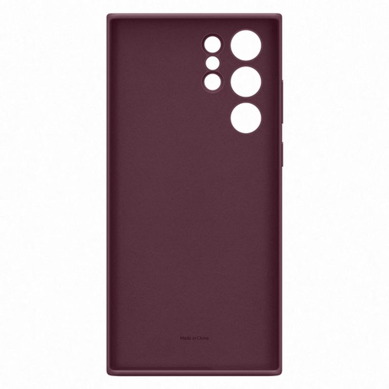 Samsung Cover in Silicone per Galaxy S22 Ultra, Burgundy_SAMSUNG_2_big-image