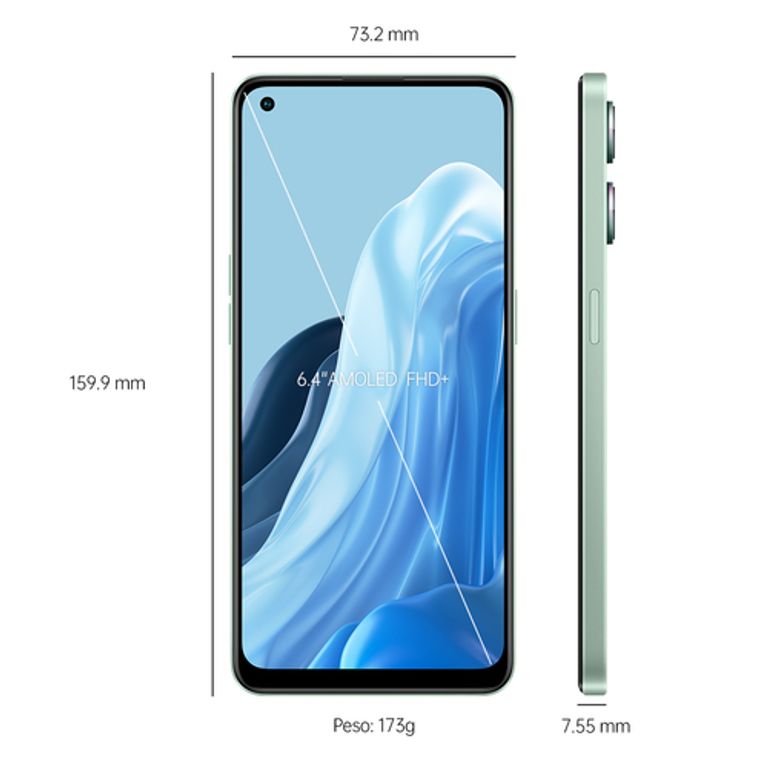 OPPO Reno RENO8 Lite Smartphone, AI Tripla fotocamera 64+2+2MP, Display 6.4” 60HZ AMOLED, 4500mAh, RAM 8GB(Esp 10GB/11GB/13GB) + ROM 128GB espand.(1TB), Rainbow Spectrum_OPPO_0_big-image