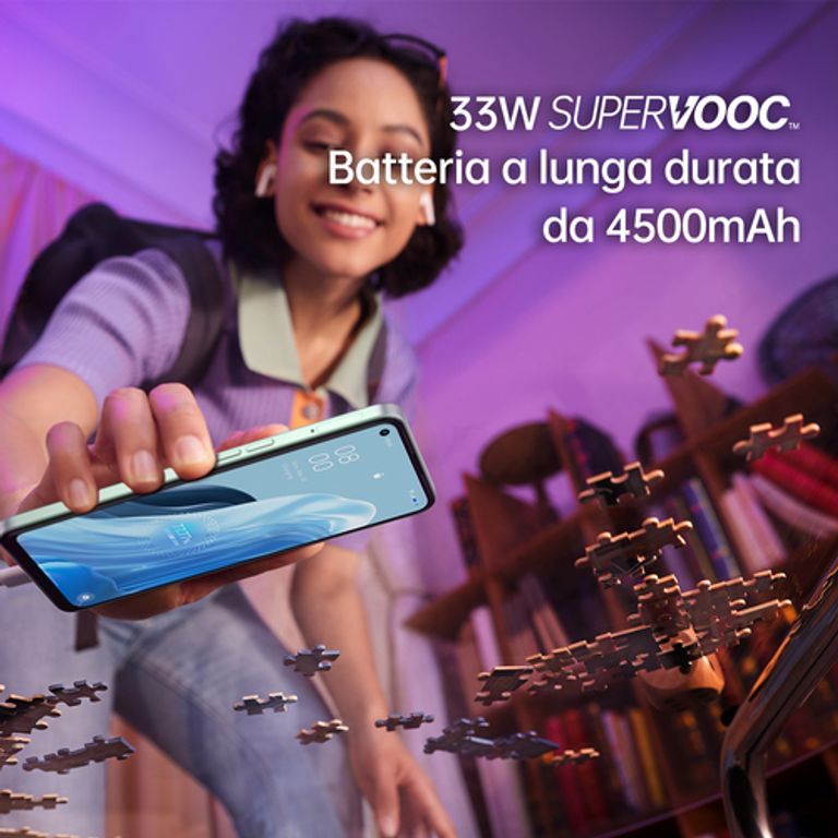 OPPO Reno RENO8 Lite Smartphone, AI Tripla fotocamera 64+2+2MP, Display 6.4” 60HZ AMOLED, 4500mAh, RAM 8GB(Esp 10GB/11GB/13GB) + ROM 128GB espand.(1TB), Rainbow Spectrum_OPPO_5_big-image