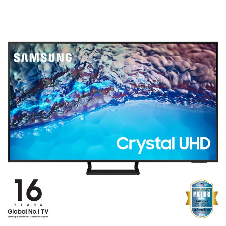 Samsung Series 8 TV Crystal UHD 4K 55” UE55BU8570 Smart TV Wi-Fi Black 2022, Ultra sottile, Colori reali, Gaming mode, Suono dinamico_SAMSUNG_0_big-image