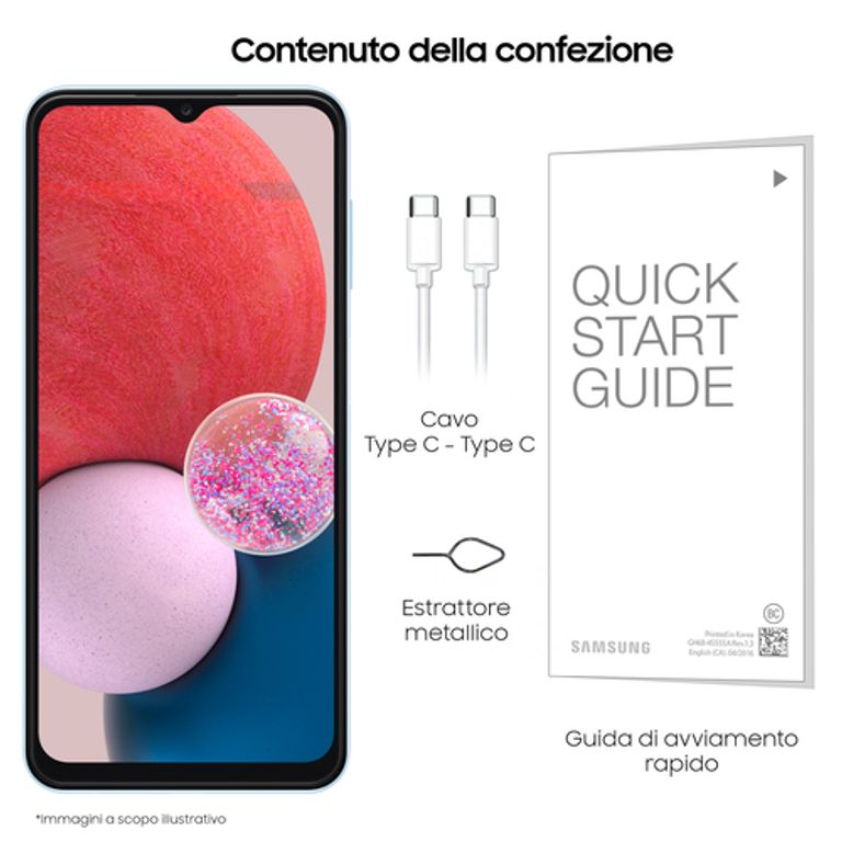 Samsung Galaxy A13 16,8 cm (6.6") Doppia SIM Android 12 4G USB tipo-C 4 GB 64 GB 5000 mAh Azzurro_SAMSUNG_6_big-image
