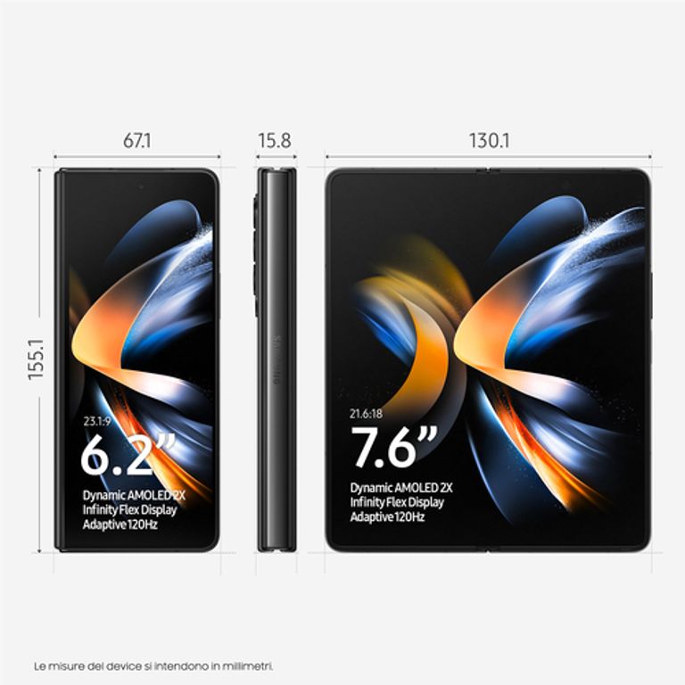 Samsung Galaxy Z Fold4 512GB Phantom Black RAM 12GB Display 6,2"/7,6" Dynamic AMOLED 2X_SAMSUNG_1_big-image