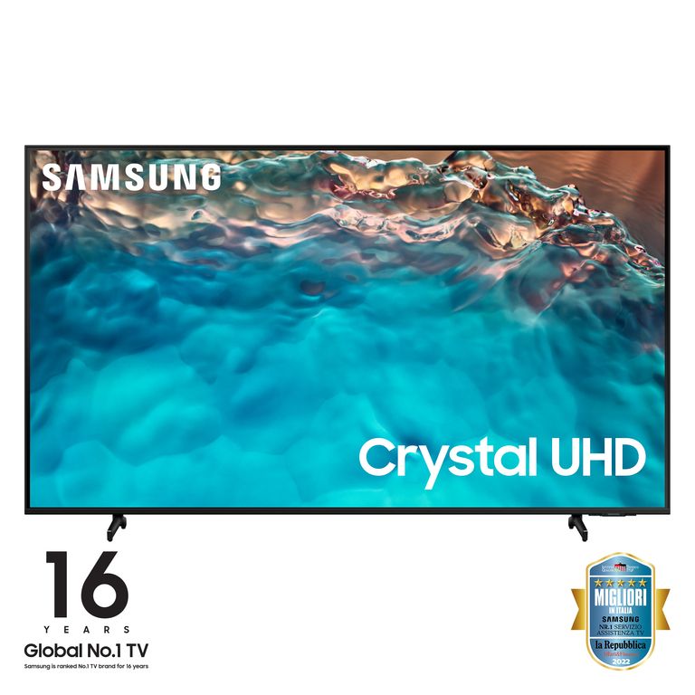 Samsung Series 8 TV Crystal UHD 4K 50? UE50BU8070 Smart TV Wi-Fi Black 2022, Processore Crystal 4K, HDR, Colori reali, Suono ottimizzato_SAMSUNG_0_big-image