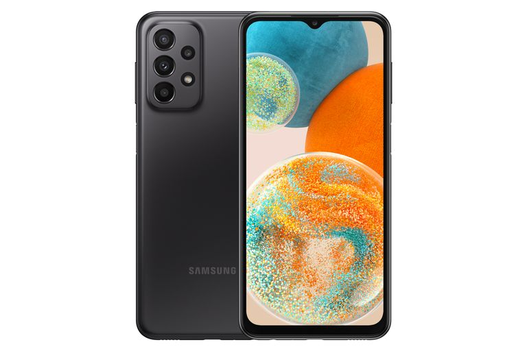 Samsung Galaxy A23 5G Smartphone Android 12, Display Infinity-V 6.6’’¹, 4GB RAM e 128GB di memoria interna espandibile², Batteria 5000 mAh³, Awesome Black [Versione Italiana] -SPEDIZIONE IMMEDIATA-_SAMSUNG_0_big-image