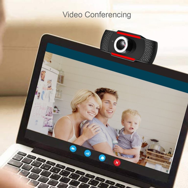 Adesso CyberTrack H3 webcam 1,3 MP 1280 x 720 Pixel USB 2.0 Nero, Rosso_ADESSO_6_big-image