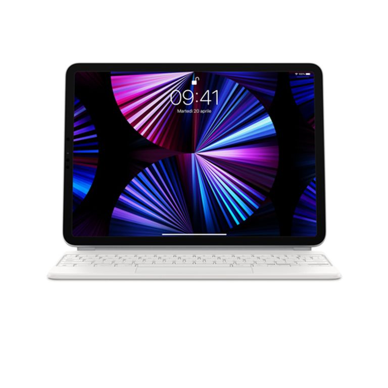 Apple Magic Keyboard per iPad Pro 11" (terza gen.) e per iPad Air (quarta gen.) - Bianco_APPLE_1_big-image