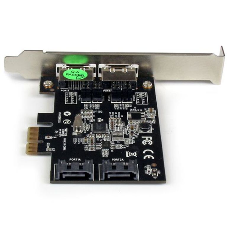 StarTech.com Scheda controller PCI Express SATA 6 Gbps eSATA 2 porte - Scheda PCIe SATA III a due porte - 2 int/2 est_STARTECH.COM_2_big-image