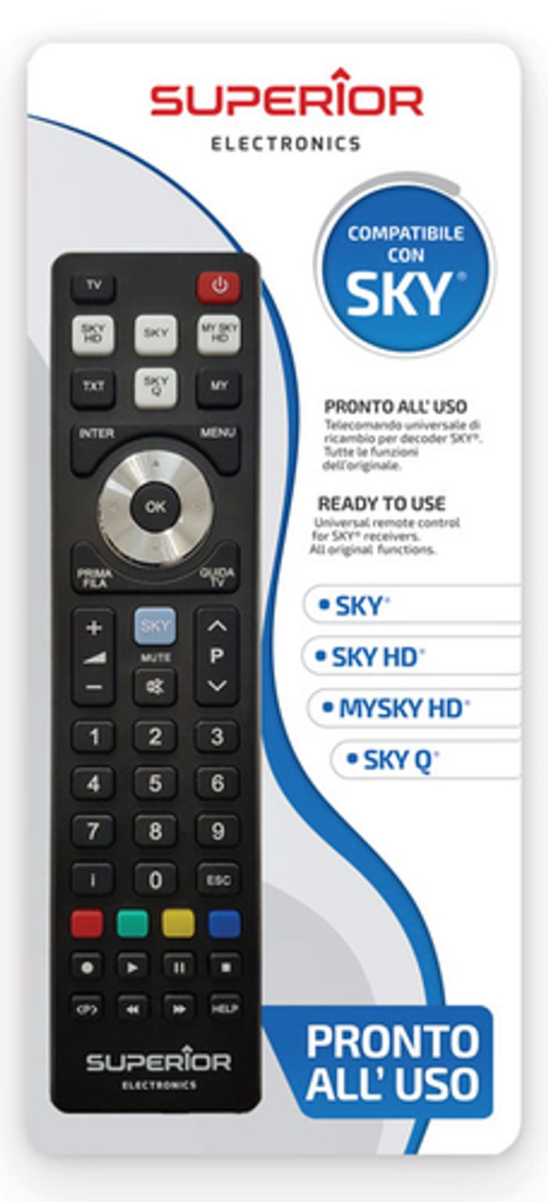 Superior Electronics SUPTRB027 telecomando Sky Pulsanti_SUPERIOR ELECTRONICS_1_big-image