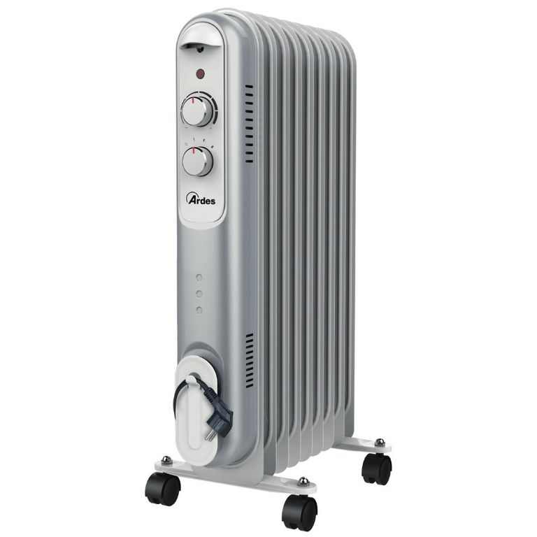 Ardes AR4R09S stufetta elettrica Interno Nero, Grigio, Bianco 2000 W Riscaldatore ambiente elettrico a olio_ARDES_0_big-image