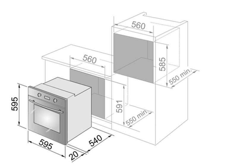 De’Longhi SLM 7 PPP ED forno 59 L A Acciaio inossidabile_DE’LONGHI_9_big-image