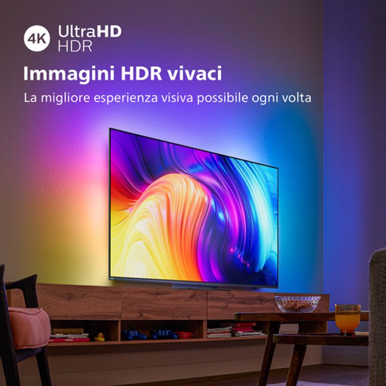 Philips AMBILIGHT tv the one 43" Android TV UHD 4K 43PUS8887, Processore P5, HDR10+ e Dolby Vision, Ready for Gaming 120Hz, Smart TV, Dolby Atmos, NOVITÀ 2022_PHILIPS_5_big-image