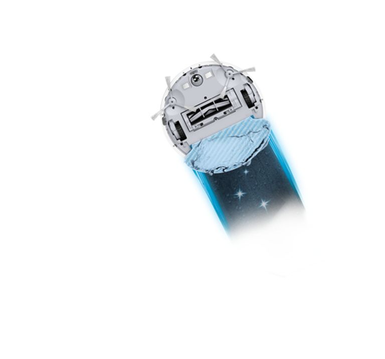 Rowenta Explorer RR7427 Serie 60, Robot Aspirapolvere, Alto 6 cm, Navigazione Metodica, Spazzola Animal Care, Panno Lavapavimenti, Wi-Fi, Compatibile con Assistenti Vocali, Alexa, Anti-Allergy, Bianco_ROWENTA_10_big-image