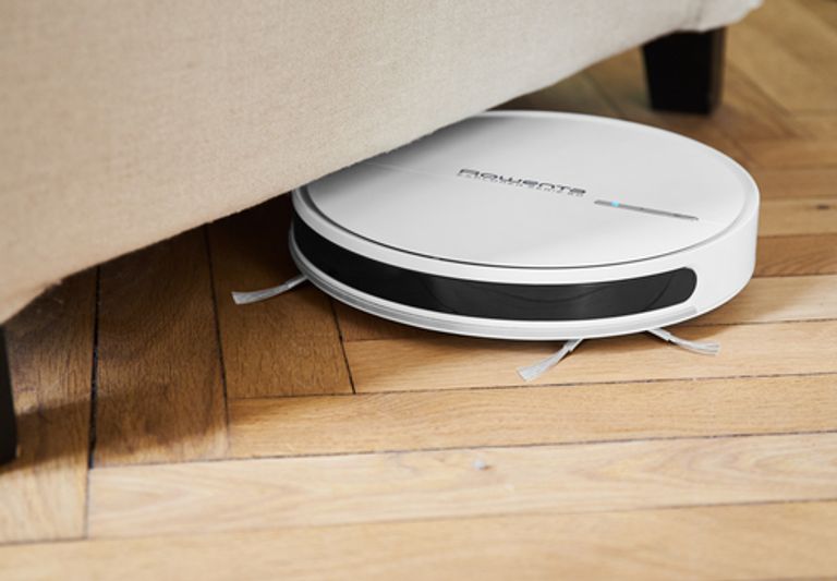 Rowenta Explorer RR7427 Serie 60, Robot Aspirapolvere, Alto 6 cm, Navigazione Metodica, Spazzola Animal Care, Panno Lavapavimenti, Wi-Fi, Compatibile con Assistenti Vocali, Alexa, Anti-Allergy, Bianco_ROWENTA_40_big-image