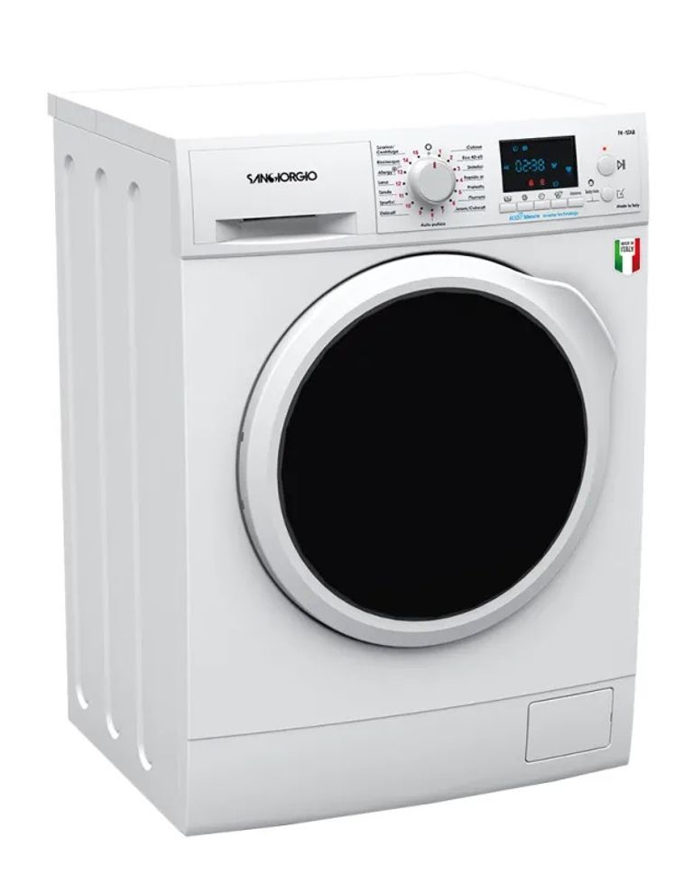 SAN GIORGIO Lavatrice 10 kg Classe B Profondità 60 cm Centrifuga 1400 giri con motore Inverter colore Bianco - F1014DI8C_undefined_2_big-image