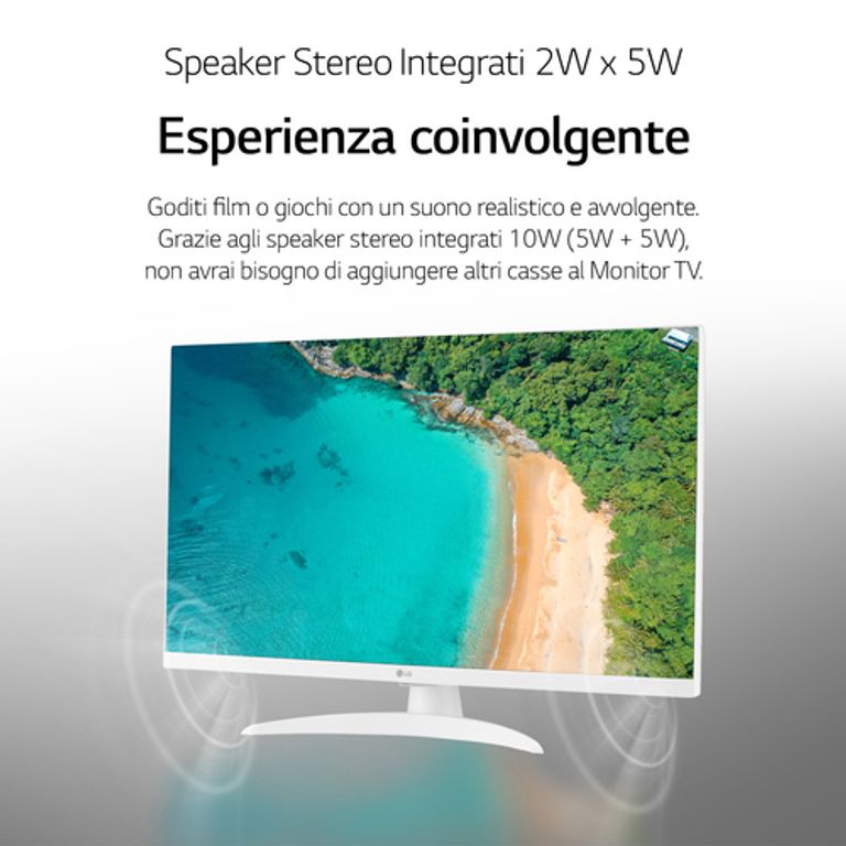 LG 27TQ615S Monitor TV 27" smart webOS 22 FULL HD Wi-Fi NOVITÀ 2022 Bianco_LG_9_big-image