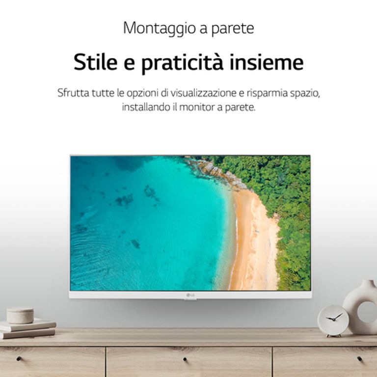 LG 27TQ615S Monitor TV 27" smart webOS 22 FULL HD Wi-Fi NOVITÀ 2022 Bianco_LG_11_big-image