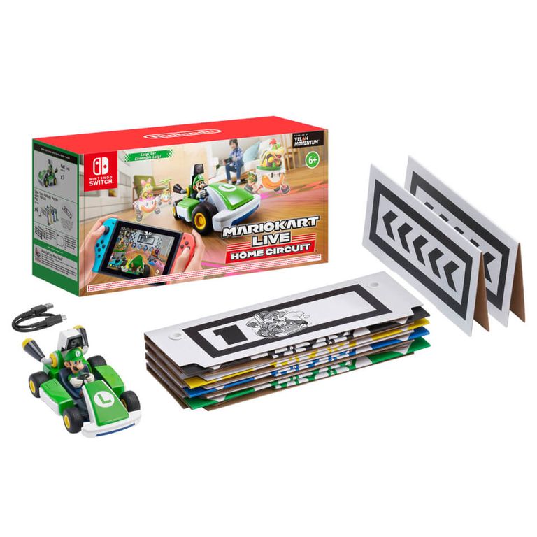 Nintendo Mario Kart Live: Home Circuit Luigi Set modellino radiocomandato (RC) Ideali alla guida Motore elettrico_NINTENDO_0_big-image