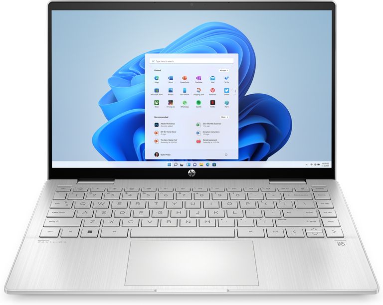 HP Pavilion x360 14-ek1024nl Intel® Core™ i3 i3-1315U Ibrido (2 in 1) 35,6 cm (14") Touch screen Full HD 8 GB DDR4-SDRAM 512 GB SSD Wi-Fi 6 (802.11ax) Windows 11 Home in S mode Argento_HP_0_big-image