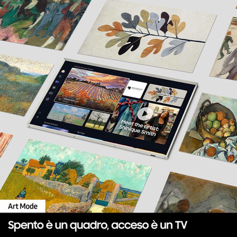 Samsung TV QLED 4K 55” QE55LS03DAUXZT Smart TV Wi-Fi Black 2024, Matte Display, Processore Quantum 4K, Modern Frame Design, Dolby Atmos_SAMSUNG_7_big-image