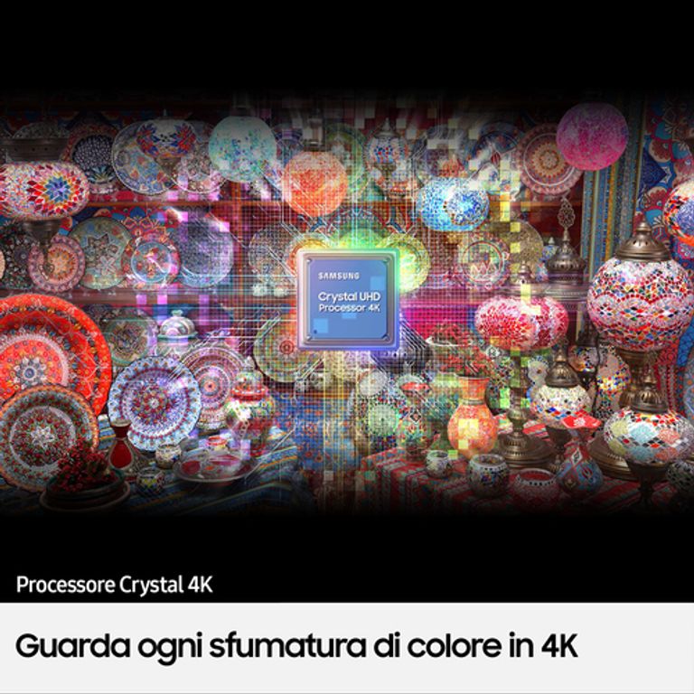 Samsung Series 8 TV Crystal UHD 4K 50? UE50BU8070 Smart TV Wi-Fi Black 2022, Processore Crystal 4K, HDR, Colori reali, Suono ottimizzato_SAMSUNG_13_big-image
