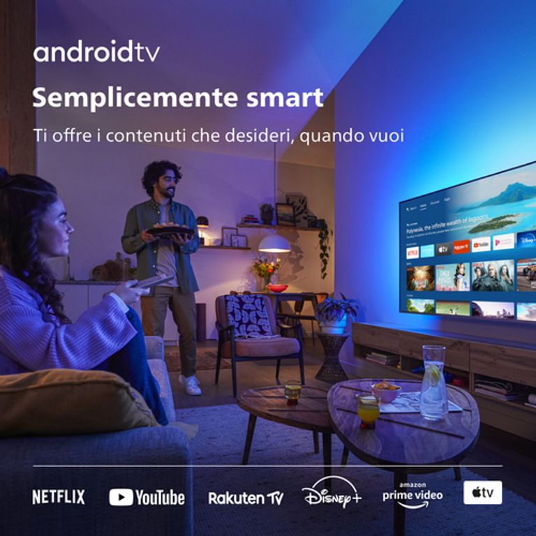 Philips AMBILIGHT tv the one 43" Android TV UHD 4K 43PUS8887, Processore P5, HDR10+ e Dolby Vision, Ready for Gaming 120Hz, Smart TV, Dolby Atmos, NOVITÀ 2022_PHILIPS_10_big-image