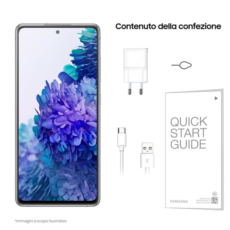 Samsung Galaxy S20 FE 4G, Processore Snapdragon 865, Display 6.5" Super AMOLED, 3 fotocamere posteriori, 128 GB Espandibili, RAM 6GB, Batteria 4.500mAh, Hybrid SIM, Cloud White_SAMSUNG_12_big-image