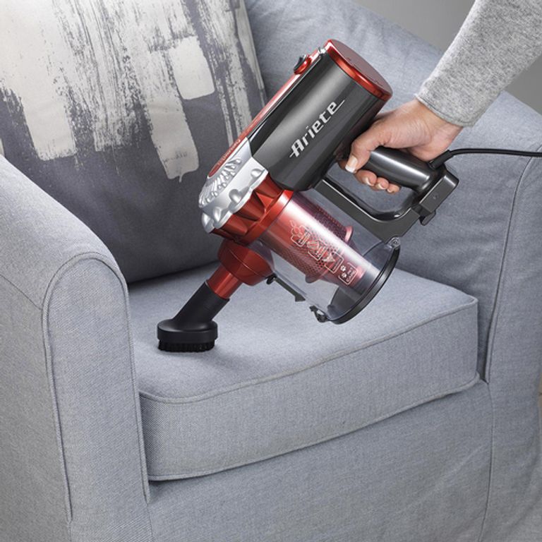 Ariete 2761 Handy Force, Scopa elettrica e aspirabriciole, Senza sacco, 600 Watt, Capacità Serbatoio 0,5 L, Kit accessori, Rosso -SPEDIZIONE IMMEDIATA-_ARIETE_2_big-image