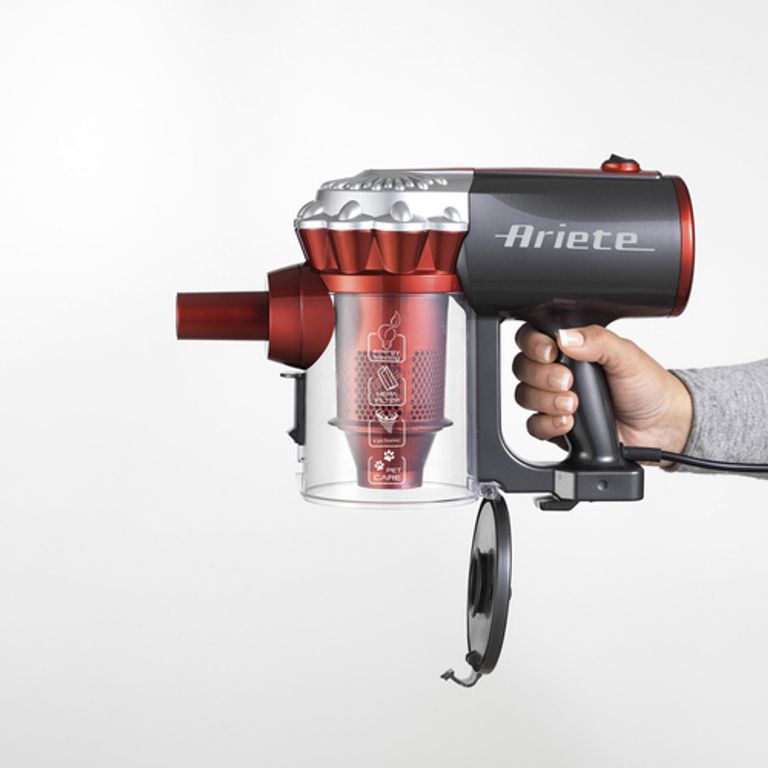 Ariete 2761 Handy Force, Scopa elettrica e aspirabriciole, Senza sacco, 600 Watt, Capacità Serbatoio 0,5 L, Kit accessori, Rosso -SPEDIZIONE IMMEDIATA-_ARIETE_4_big-image