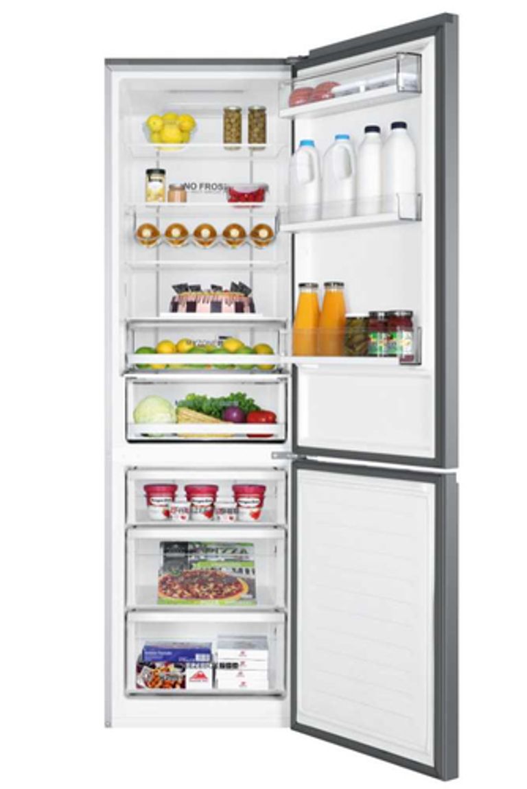 Haier 2D 60 Serie 5 C3FE837CGJ frigorifero con congelatore Libera installazione 377 L D Titanio, Argento_HAIER_1_big-image