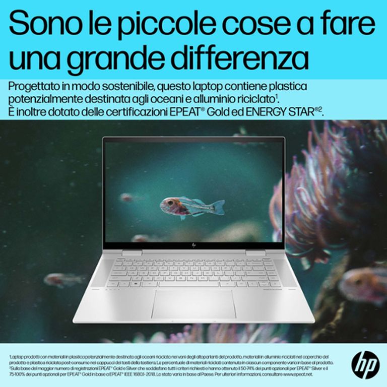 HP ENVY x360 15-ew0006nl i7-1260P Ibrido (2 in 1) 39,6 cm (15.6") Touch screen Full HD Intel(R) Core? i7 16 GB DDR4-SDRAM 1000 GB SSD Wi-Fi 6E (802.11ax) Windows 11 Home Nero_HP_30_big-image