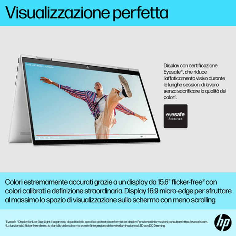 HP ENVY x360 15-ew0006nl i7-1260P Ibrido (2 in 1) 39,6 cm (15.6") Touch screen Full HD Intel(R) Core? i7 16 GB DDR4-SDRAM 1000 GB SSD Wi-Fi 6E (802.11ax) Windows 11 Home Nero_HP_32_big-image