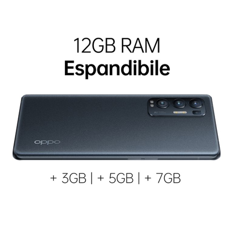 OPPO Find X3 Neo Smartphone 5G, Qualcomm865, Display 6.55''FHD+AMOLED, 4 Fotocamere 50MP, RAM 12GB ESPANDIBILE FINO A 19GB+ROM 256GB, 4500mAh, WiFi 6, Dual Sim, [Versione Italiana], Colore Starlight Black_OPPO_13_big-image