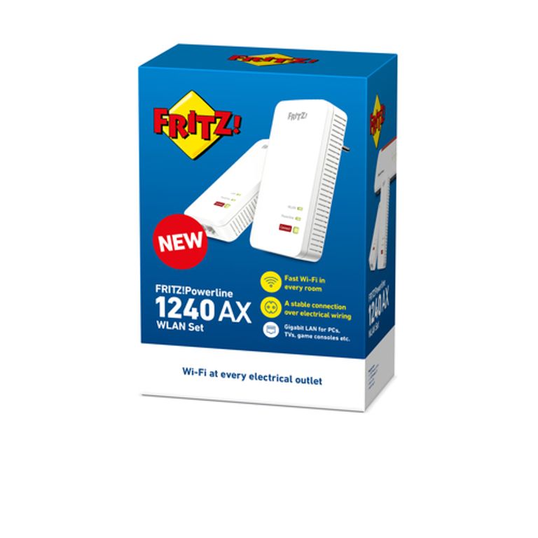 FRITZ!Powerline 1240 AX WLAN Set 1200 Mbit/s Collegamento ethernet LAN Wi-Fi Bianco 2 pz_AVM_7_big-image