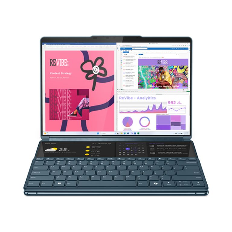 Lenovo Yoga Book 9 13IMU9 Intel Core Ultra 7 155U Ibrido (2 in 1) 33,8 cm (13.3") Touch screen 2.8K 32 GB LPDDR5x-SDRAM 1 TB SSD Wi-Fi 6E (802.11ax) Windows 11 Home Colore foglia di tè_LENOVO_11_big-image