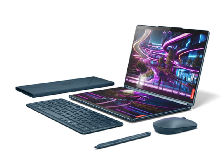 Lenovo Yoga Book 9 13IMU9 Intel Core Ultra 7 155U Ibrido (2 in 1) 33,8 cm (13.3") Touch screen 2.8K 32 GB LPDDR5x-SDRAM 1 TB SSD Wi-Fi 6E (802.11ax) Windows 11 Home Colore foglia di tè_LENOVO_16_big-image