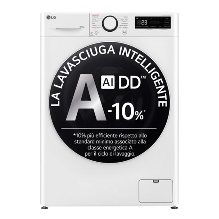 LG D2R5S09TSWW Lavasciuga slim 9/5kg AI DD, Classe E, 1200 giri, TurboWash 360, Vapore_LG_1_big-image