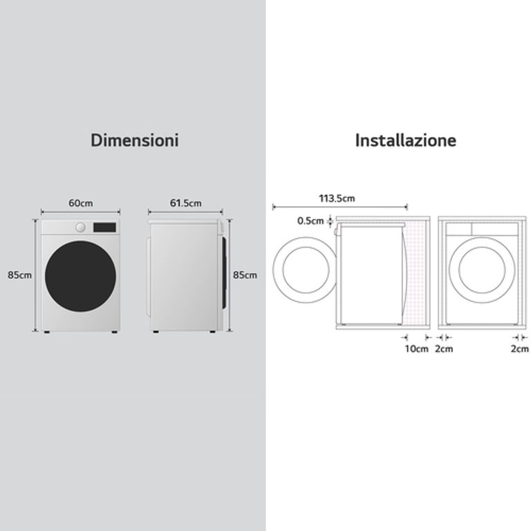 LG F4R7013TSWG Lavatrice 13kg AI DD, Classe A-20%, 1400 giri, TurboWash, Vapore_LG_13_big-image