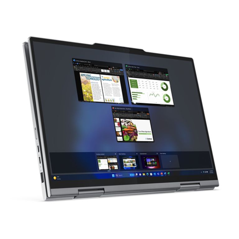Lenovo ThinkPad X1 2-in-1 Gen 9 Intel Core Ultra 7 155U Ibrido (2 in 1) 35,6 cm (14") Touch screen WUXGA 16 GB LPDDR5x-SDRAM 512 GB SSD Wi-Fi 6E (802.11ax) Windows 11 Pro Grigio_LENOVO_3_big-image