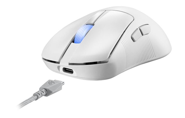 ASUS ROG Keris II Ace Wireless AimPoint White mouse Mano destra RF Wireless + Bluetooth + USB Type-A Ottico 42000 DPI_ASUS_7_big-image