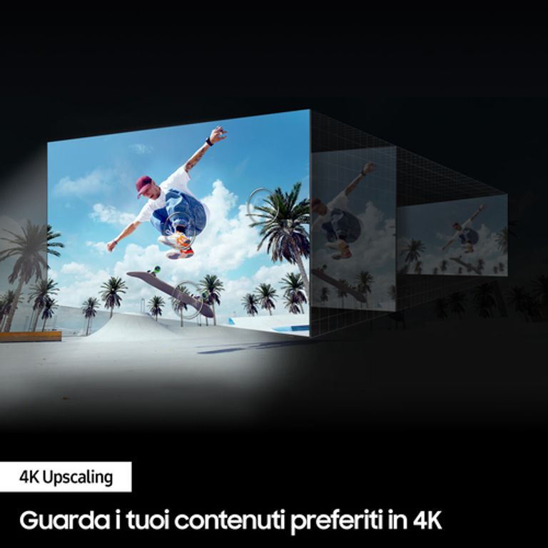 Samsung TV Crystal UHD 4K 55” UE55DU7170UXZT Smart TV Wi-Fi Black 2024, Processore Crystal 4K, 4K Upscaling, Slim Look Design, OTS Lite_SAMSUNG_7_big-image