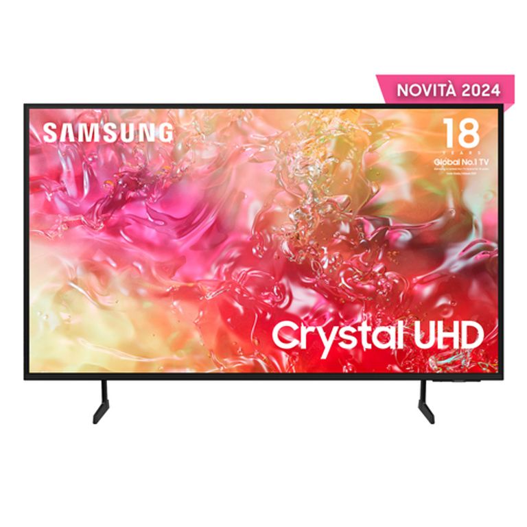 Samsung TV Crystal UHD 4K 55” UE55DU7170UXZT Smart TV Wi-Fi Black 2024, Processore Crystal 4K, 4K Upscaling, Slim Look Design, OTS Lite_SAMSUNG_3_big-image