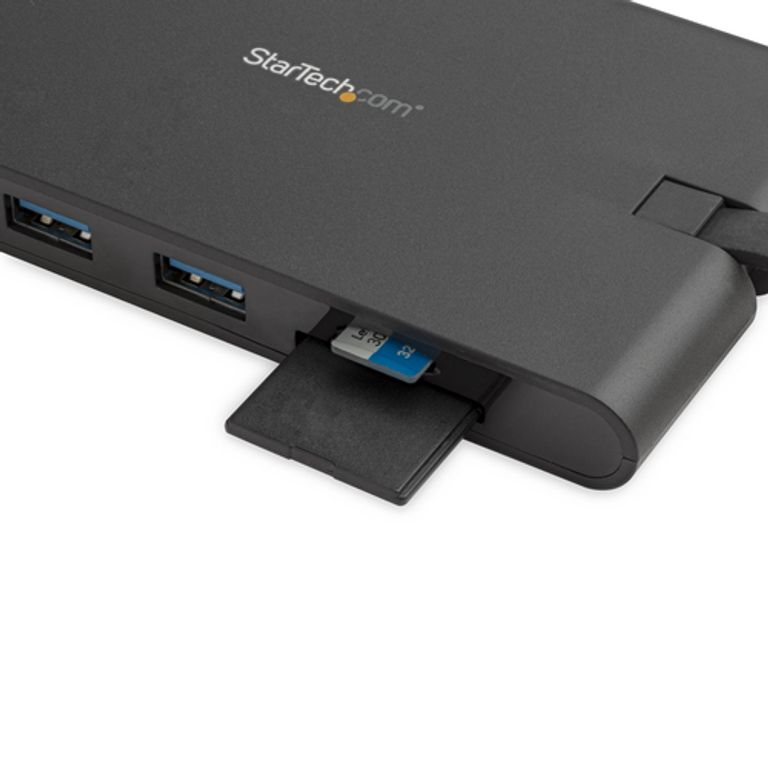 StarTech.com Adattatore Multi-porta USB-C con HDMI e VGA per portatili - 3x USB 3.0 - Lettore Schede SD - PD 3.0 - Cavo integrato_STARTECH.COM_1_big-image