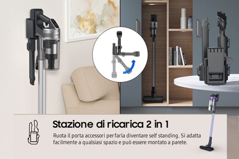 Samsung Aspirapolvere senza filo Jet™ 60 turbo 150W VS15A6031R4_SAMSUNG_8_big-image